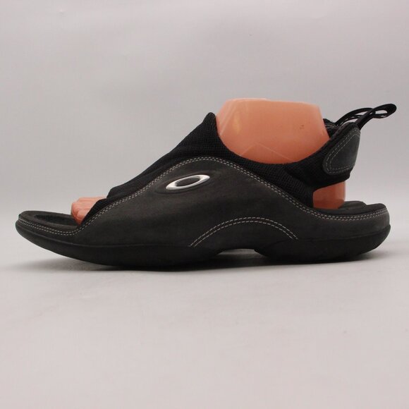 Y2K Oakley Crater Sandals Black Logo Men\'s Size 9 Black Causal Athletic Slip On main image 9